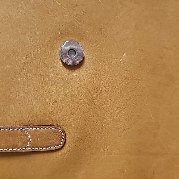 Tiffany & Co. Leather Shoulder Bag, Camel Brown - Picture 13 of 14